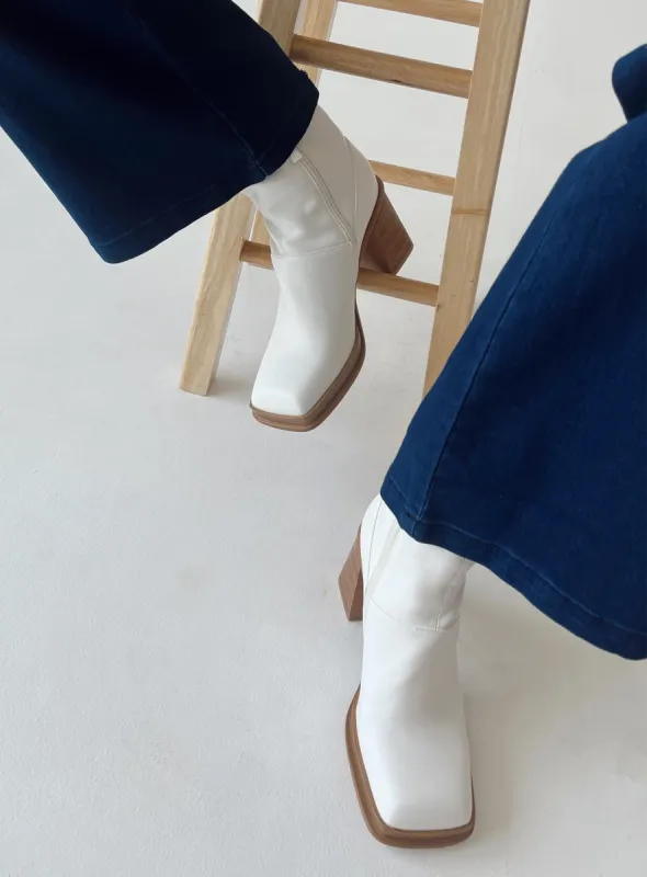 Raffety Boots White sold by Princess Polly