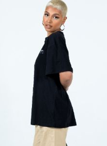 Recording Oversize Tee Black sold by Princess Polly