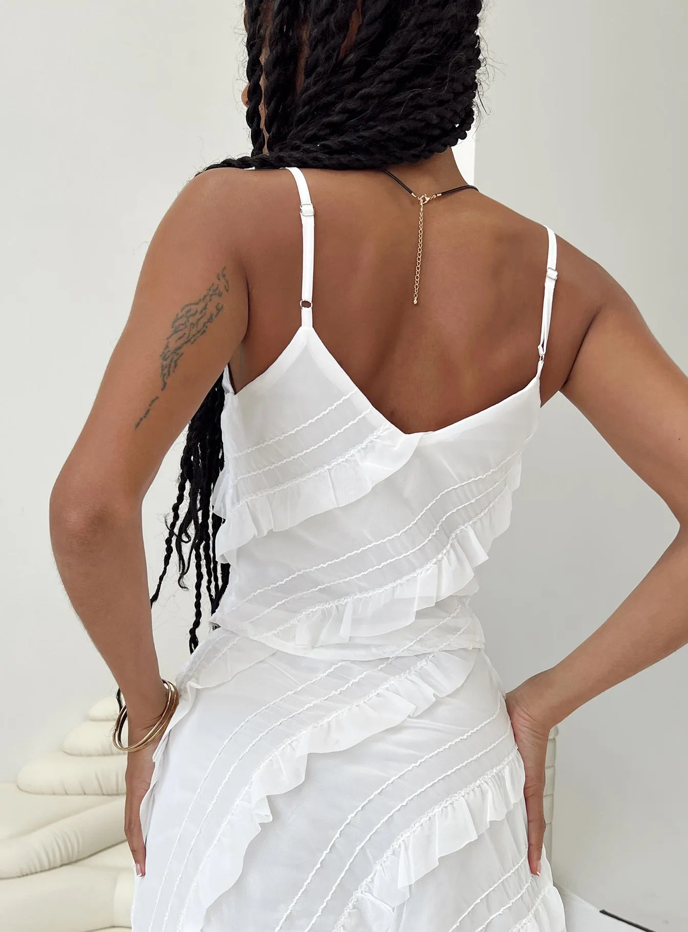 Roslyn Top White sold by Princess Polly product image thumbnail 4