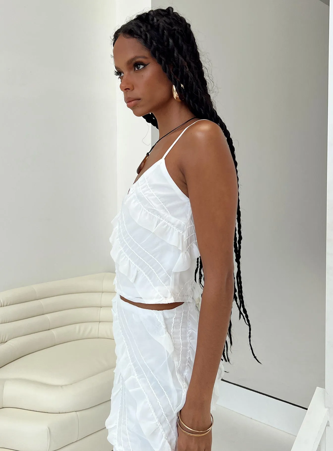 Roslyn Top White sold by Princess Polly product image thumbnail 3