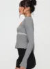 Noir Long Sleeve Top Grey sold by Princess Polly