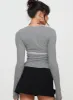 Noir Long Sleeve Top Grey sold by Princess Polly