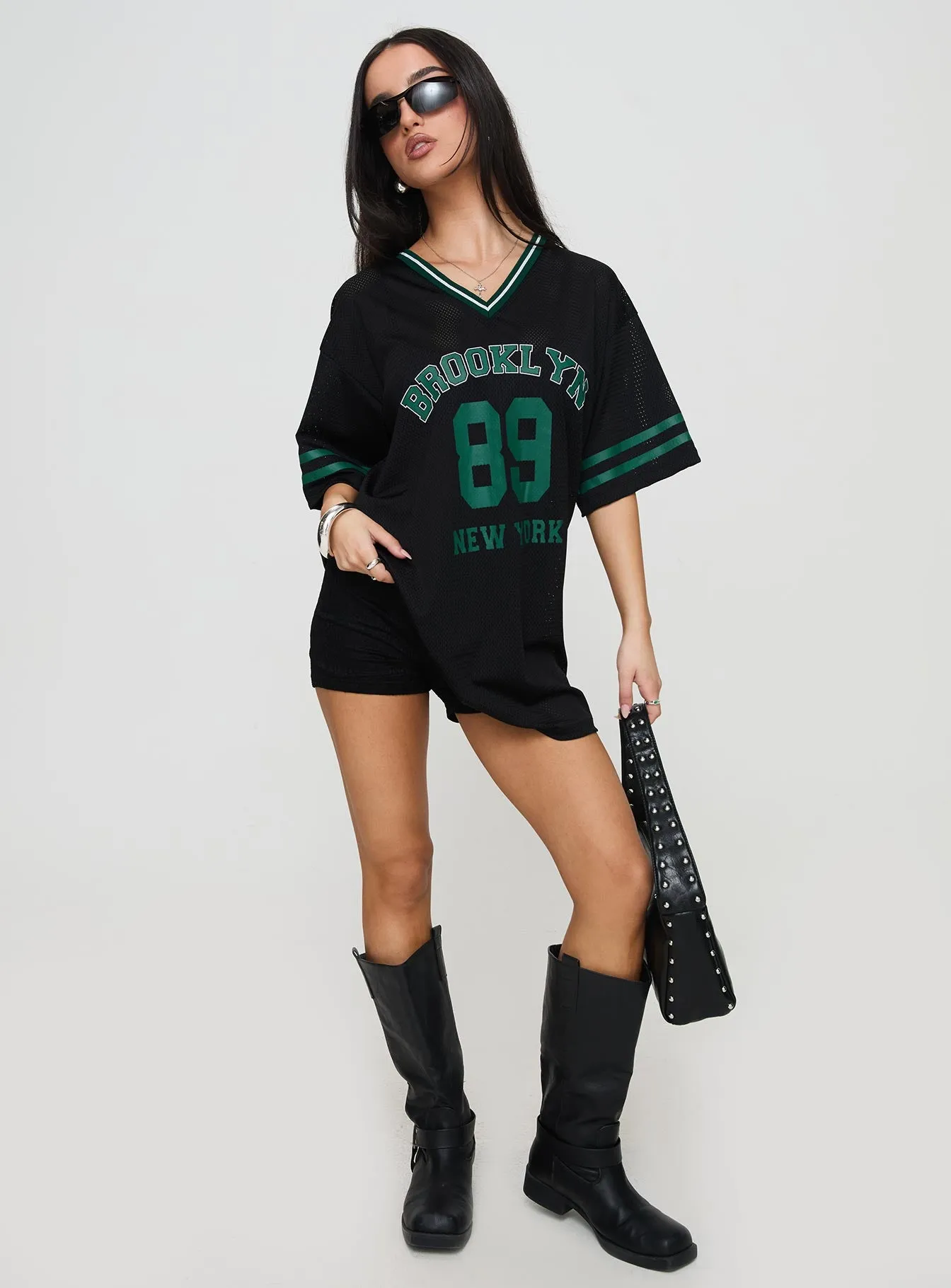 Michail Jersey Mini Dress Green sold by Princess Polly product image thumbnail 3
