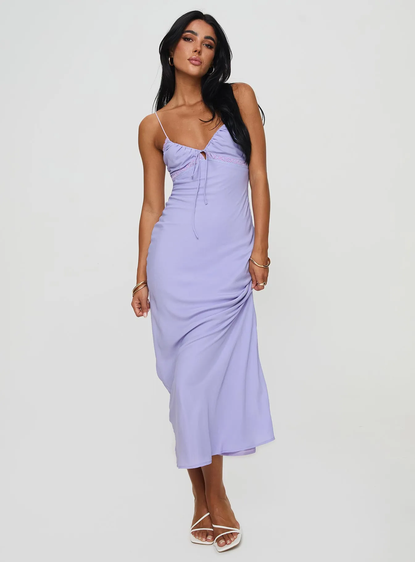 Emily Maxi Dress Lilac sold by Princess Polly product image thumbnail 2