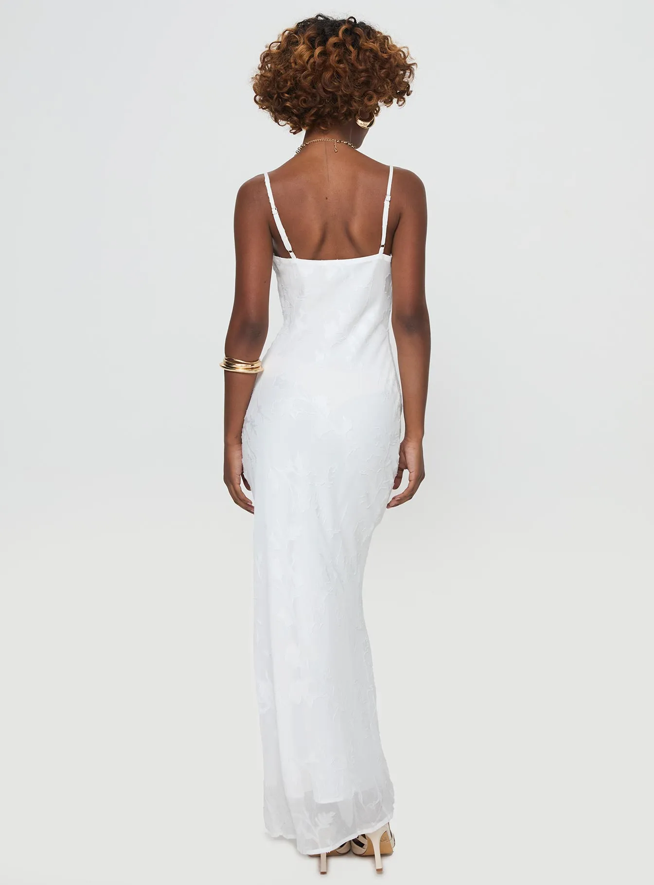 Naeema Maxi Dress White sold by Princess Polly product image thumbnail 5