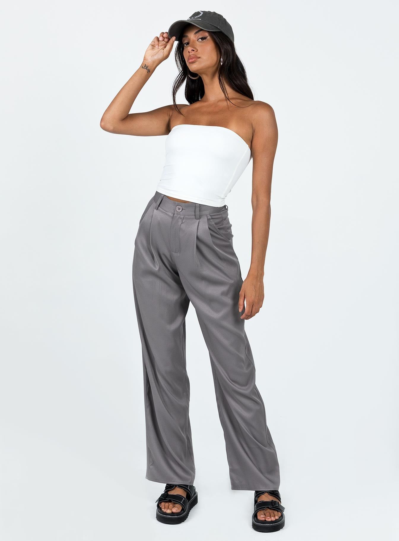 Deagon Pants Grey sold by Princess Polly product image thumbnail 2