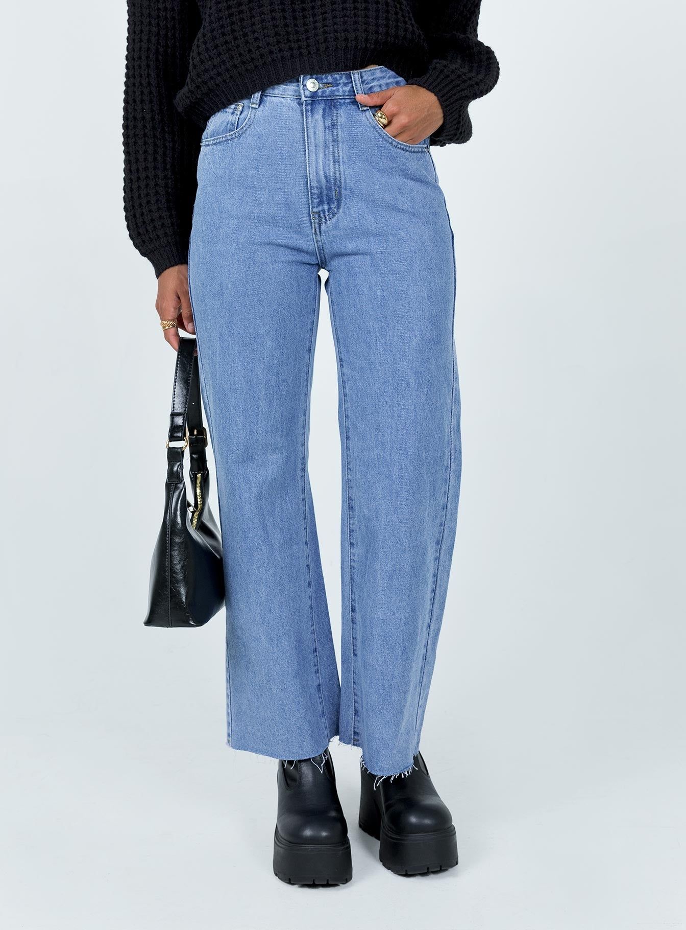 Boundless Denim Jeans Mid Wash sold by Princess Polly