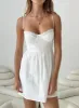 Lyonne Mini Dress White sold by Princess Polly