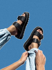 Ma Belle Sandals Contrast Stitch sold by Princess Polly