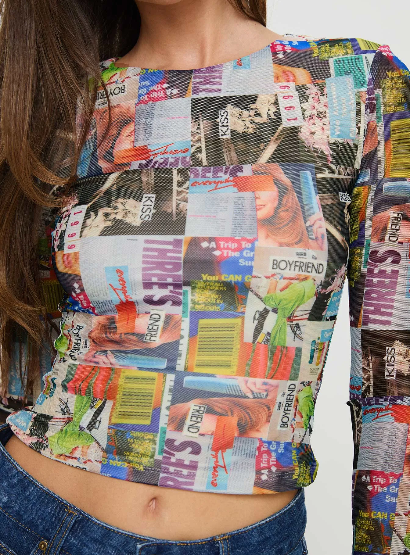 Kaelen Long Sleeve Top Multi sold by Princess Polly product image thumbnail 5