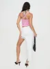 Versaille Ruffle Midi Skirt White sold by Princess Polly