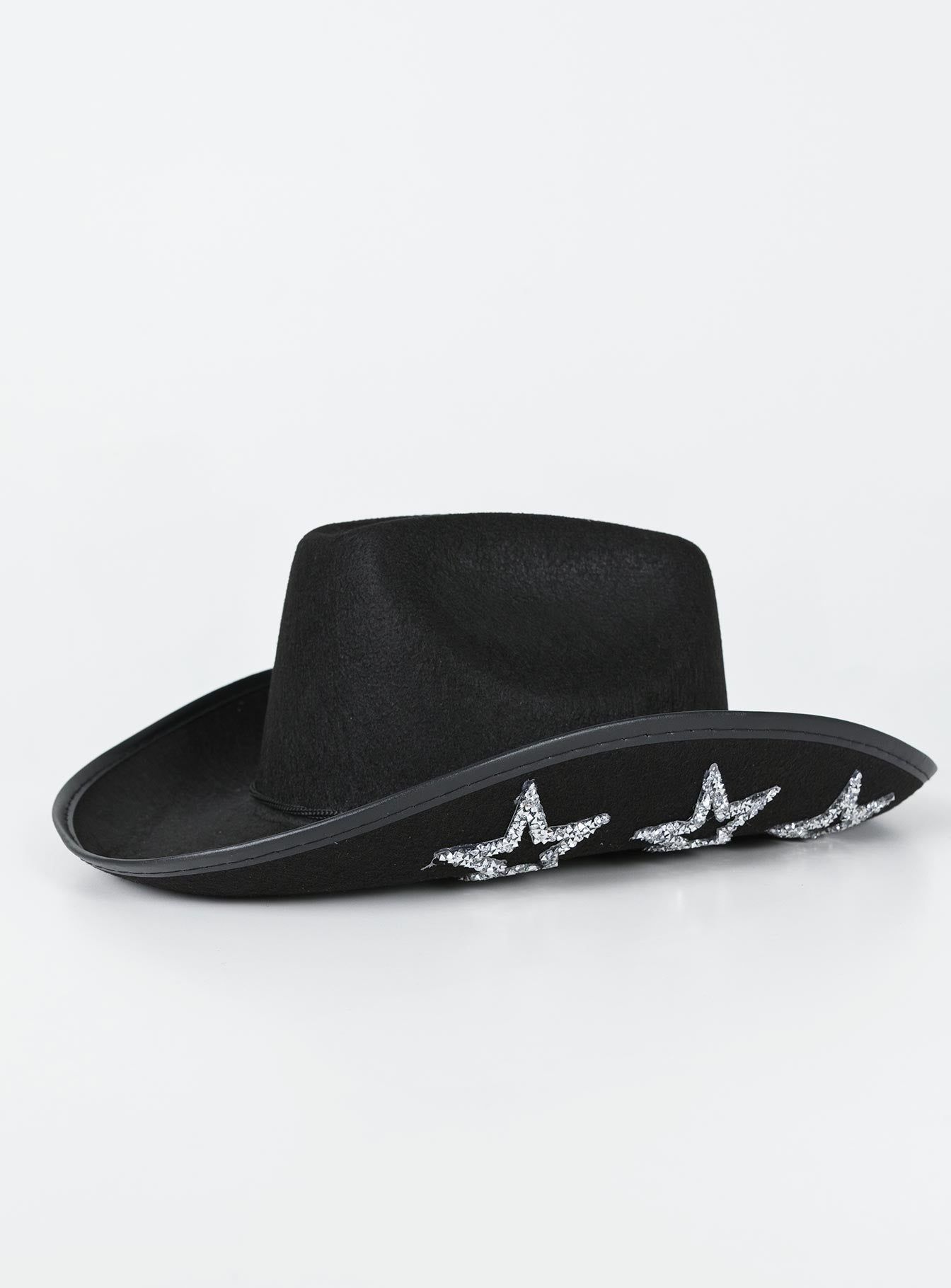 Headline Cowboy Hat Black sold by Princess Polly product image thumbnail 3