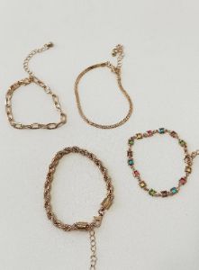 Beecham Bracelet Pack Gold sold by Princess Polly