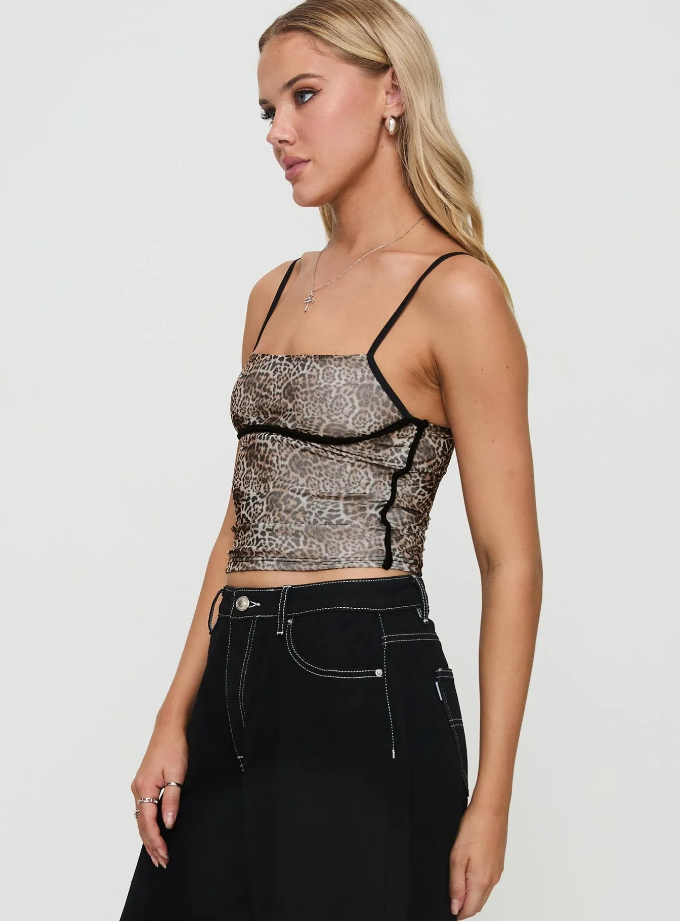 Maidenwell Contrast Top Multi sold by Princess Polly product image thumbnail 4