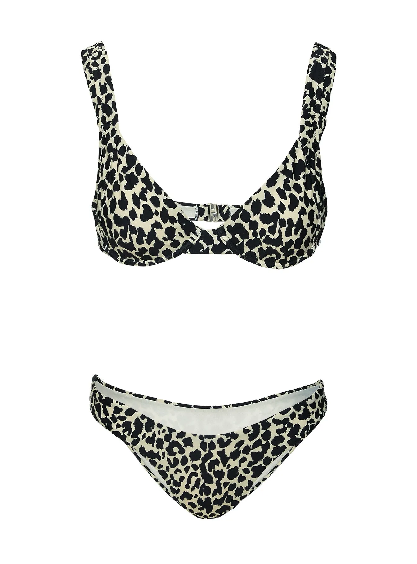 Ellie High Cut Cheeky Bikini Bottoms Leopard sold by Princess Polly product image thumbnail 5
