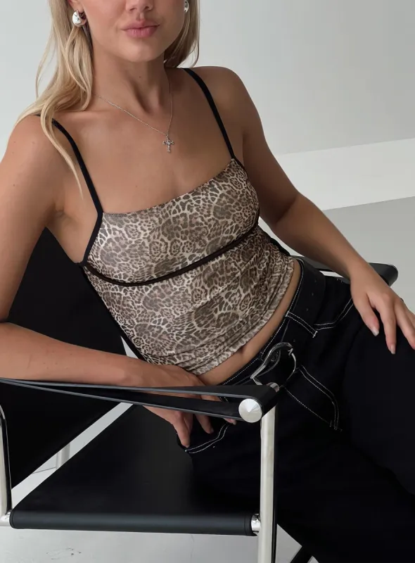Maidenwell Contrast Top Multi sold by Princess Polly