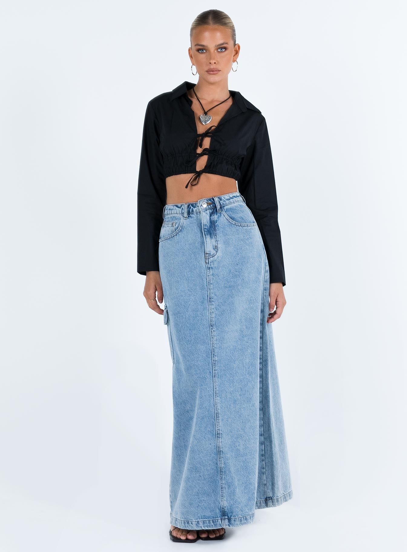 Corio Long Sleeve Top Black sold by Princess Polly product image thumbnail 3