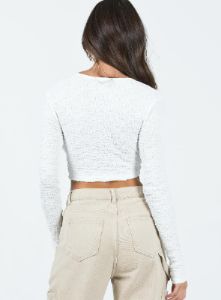 Camala Top White sold by Princess Polly
