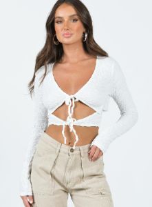 Camala Top White sold by Princess Polly