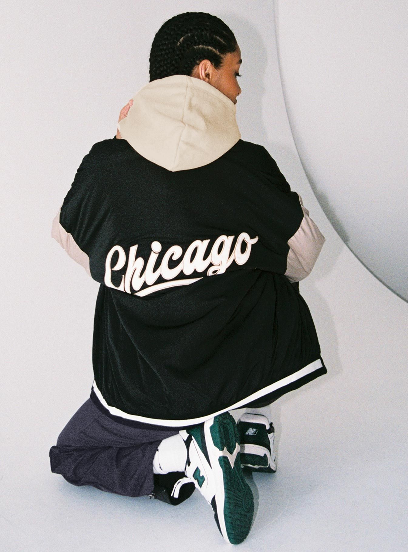 Chicago Bomber Jacket Black sold by Princess Polly
