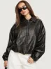 Nirvana Bomber Jacket Onyx sold by Princess Polly