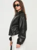 Nirvana Bomber Jacket Onyx sold by Princess Polly