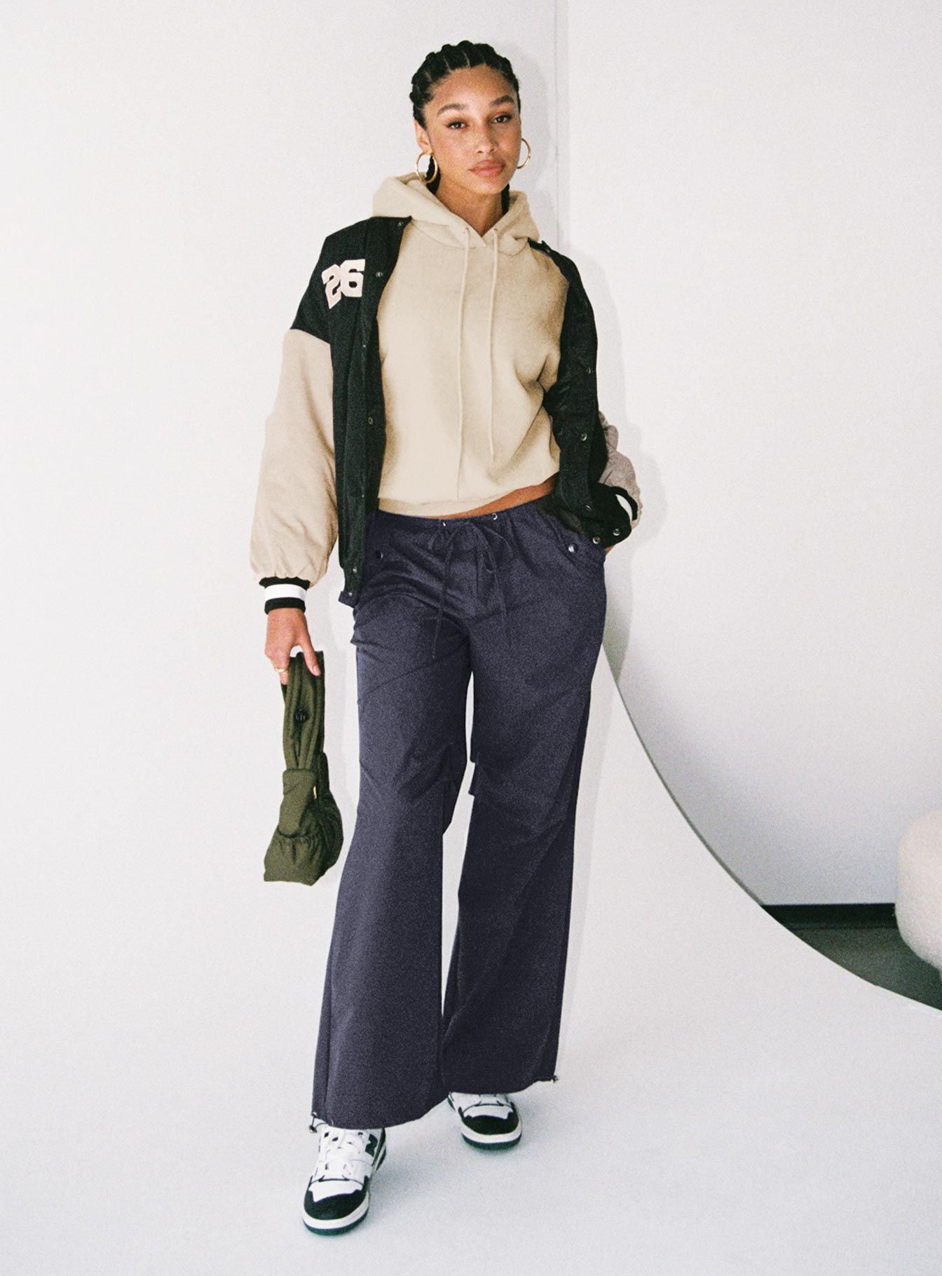 Chicago Bomber Jacket Black sold by Princess Polly product image thumbnail 3