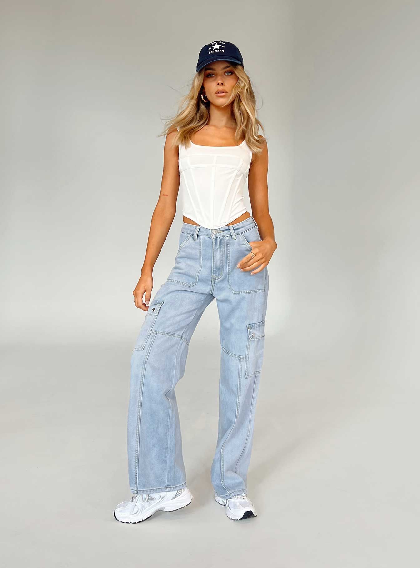 Vincent Cargo Jean Denim sold by Princess Polly product image thumbnail 2
