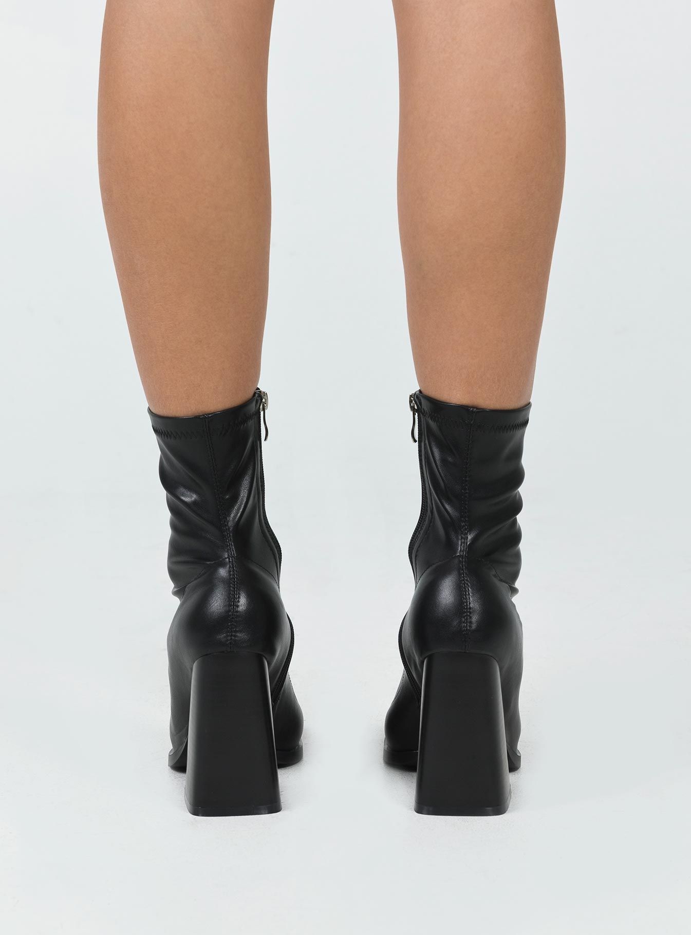 Izuka Ankle Boots Black sold by Princess Polly product image thumbnail 4