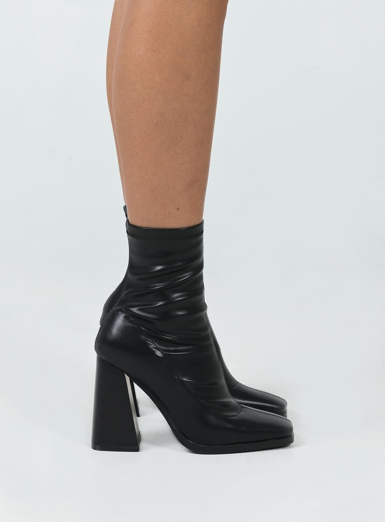Izuka Ankle Boots Black sold by Princess Polly product image thumbnail 3