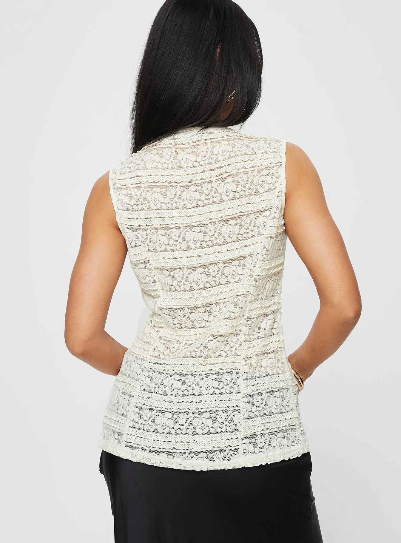 Olsen Vest Cream sold by Princess Polly product image thumbnail 5