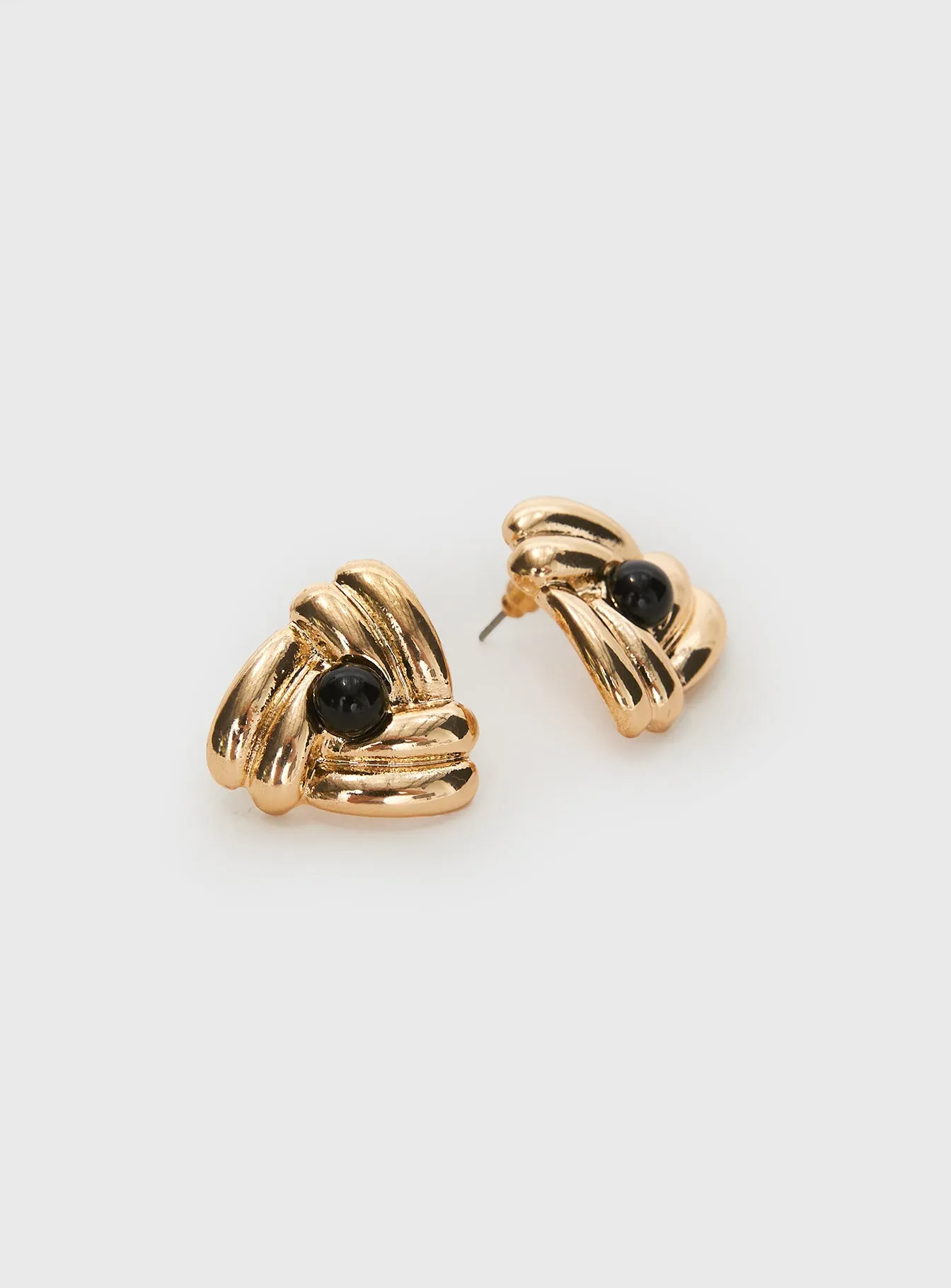 Hayworth Earrings Gold sold by Princess Polly product image thumbnail 3