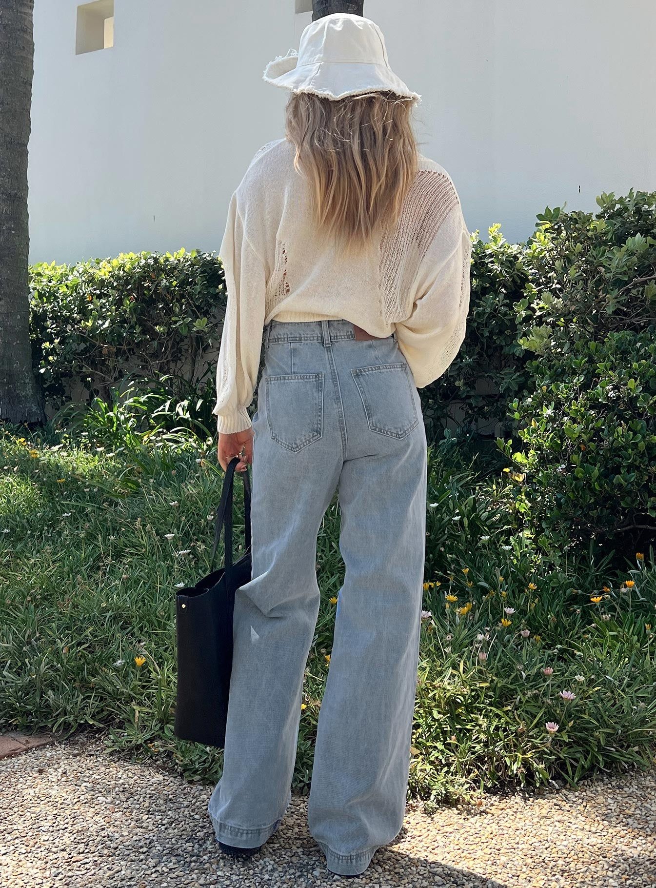 Tari Wide Leg Jeans Light Wash Denim sold by Princess Polly product image thumbnail 4