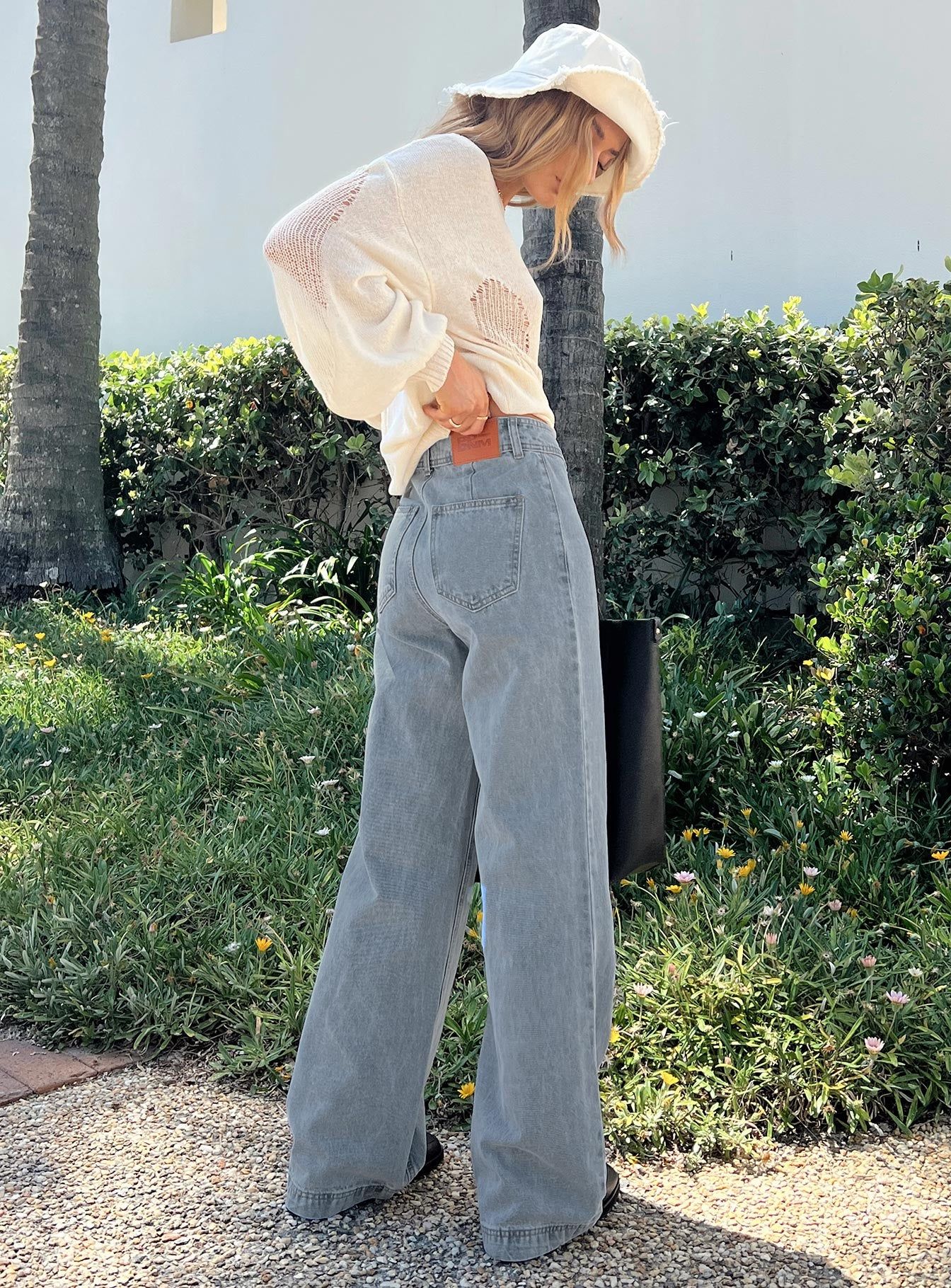 Tari Wide Leg Jeans Light Wash Denim sold by Princess Polly product image thumbnail 3