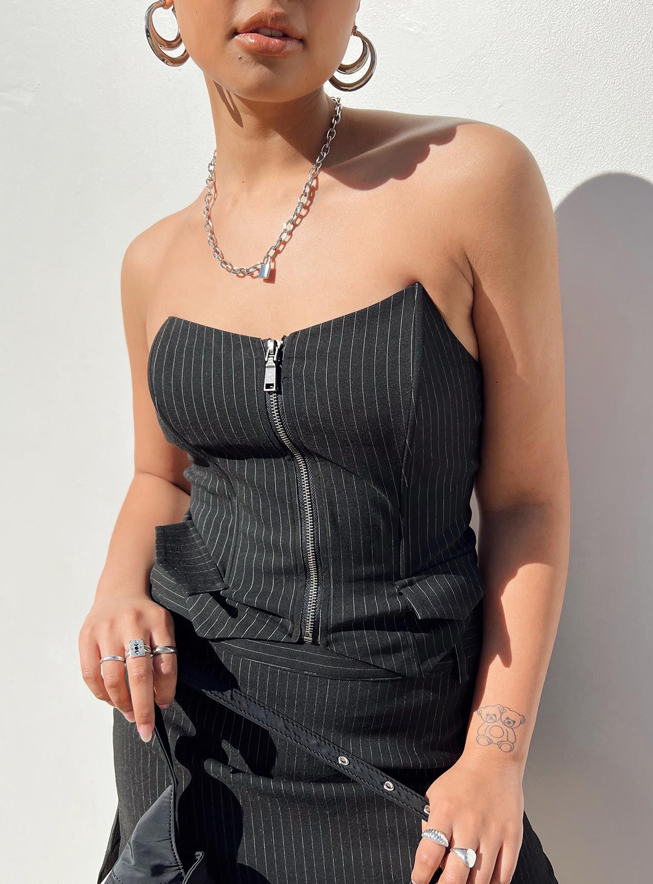 Prepped To Prime Corset Black sold by Princess Polly