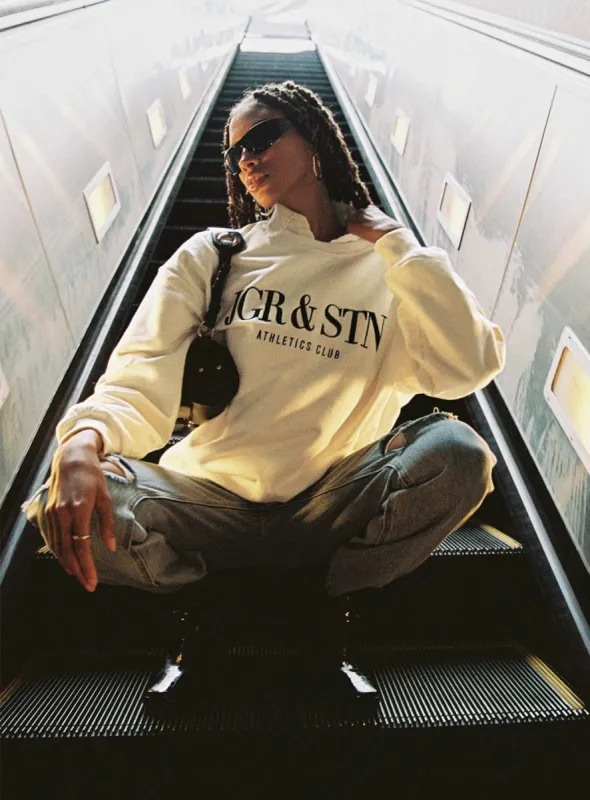 JGR & STN Mode Sweatshirt Ivory sold by Princess Polly