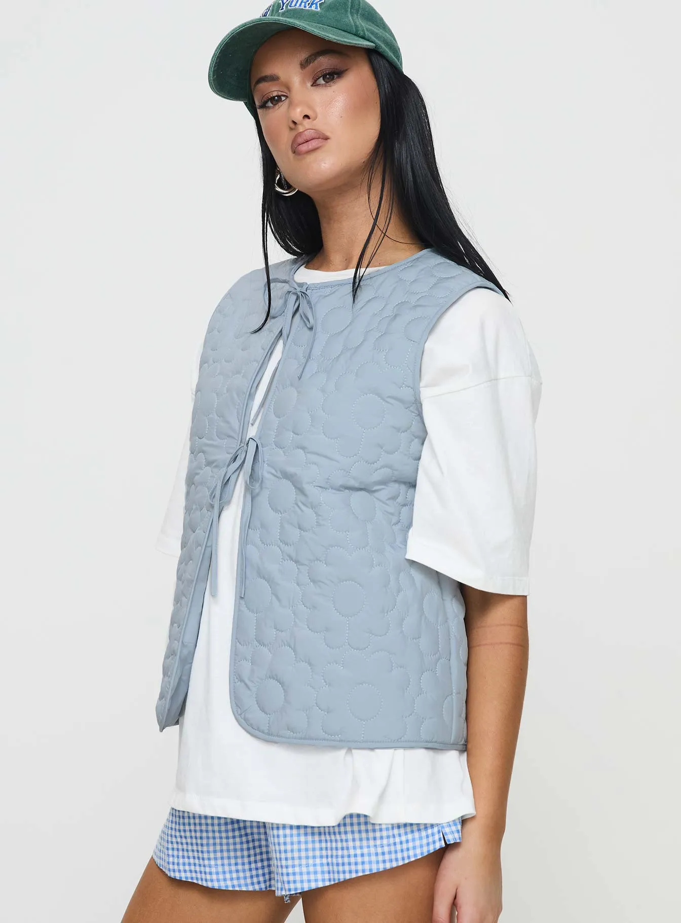 Frostwind Quilted Vest Blue sold by Princess Polly product image thumbnail 3