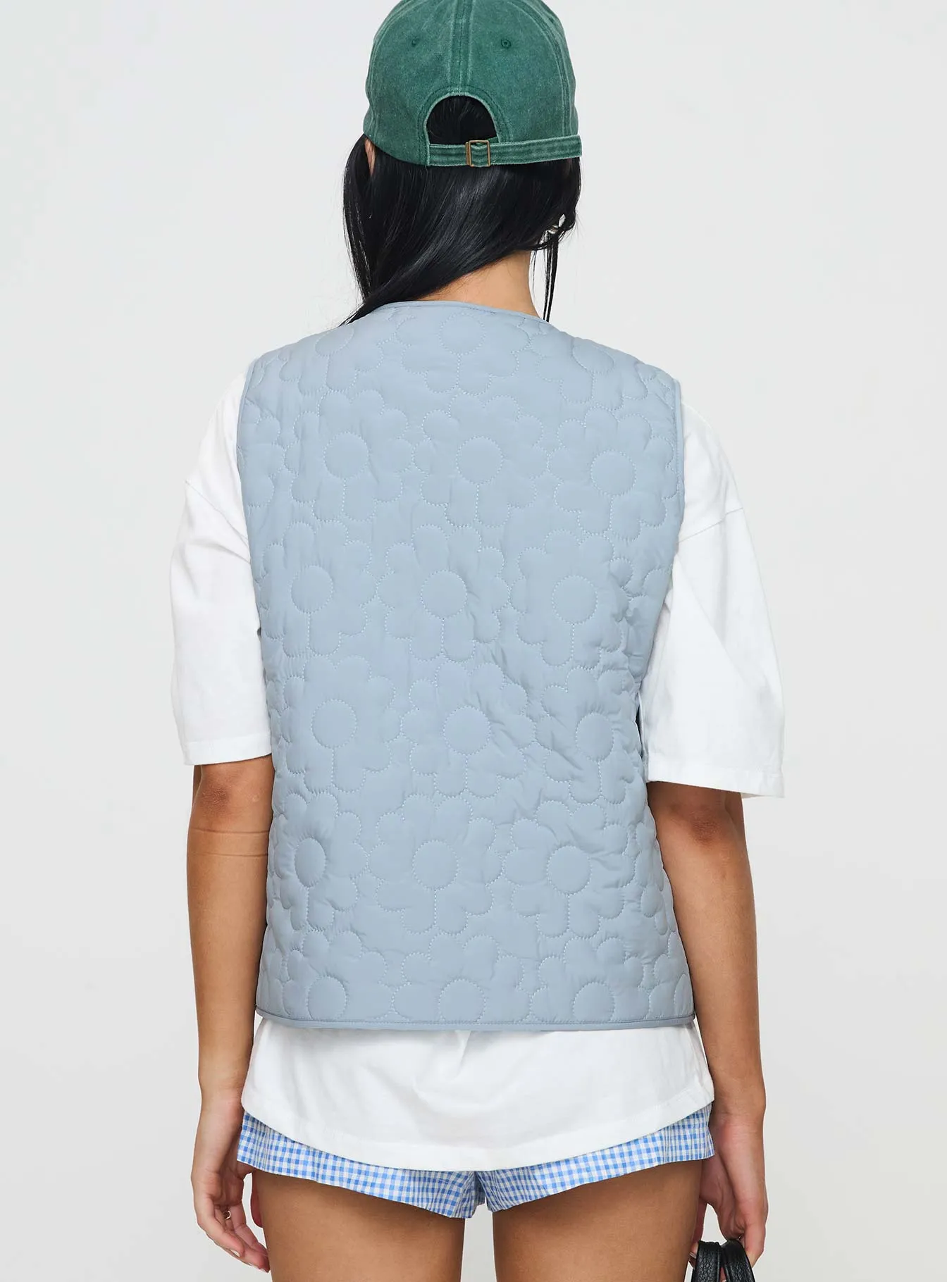 Frostwind Quilted Vest Blue sold by Princess Polly product image thumbnail 4