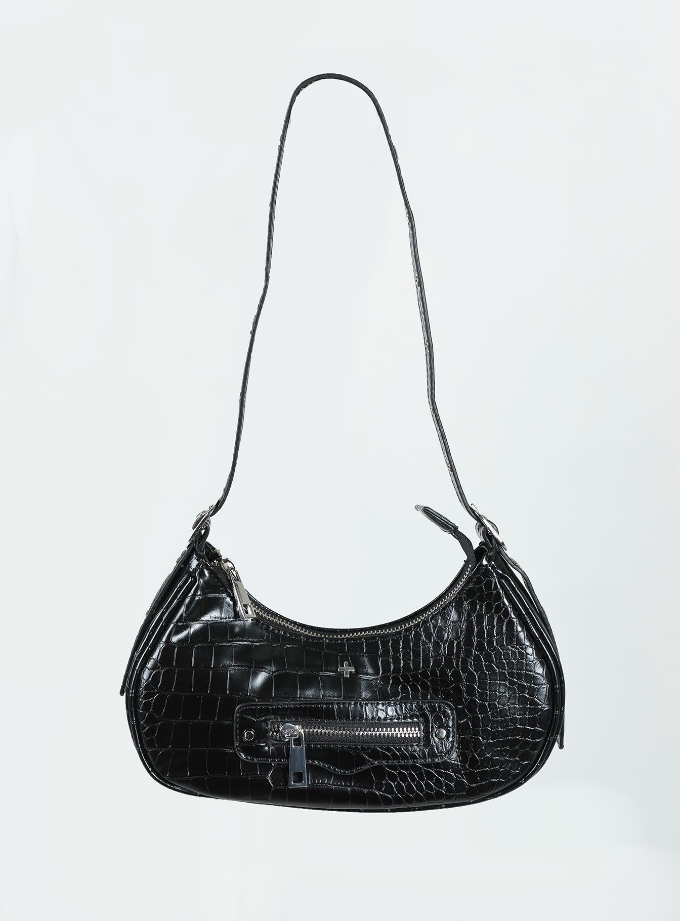 Peta & Jain Moto Black Croc sold by Princess Polly product image thumbnail 2