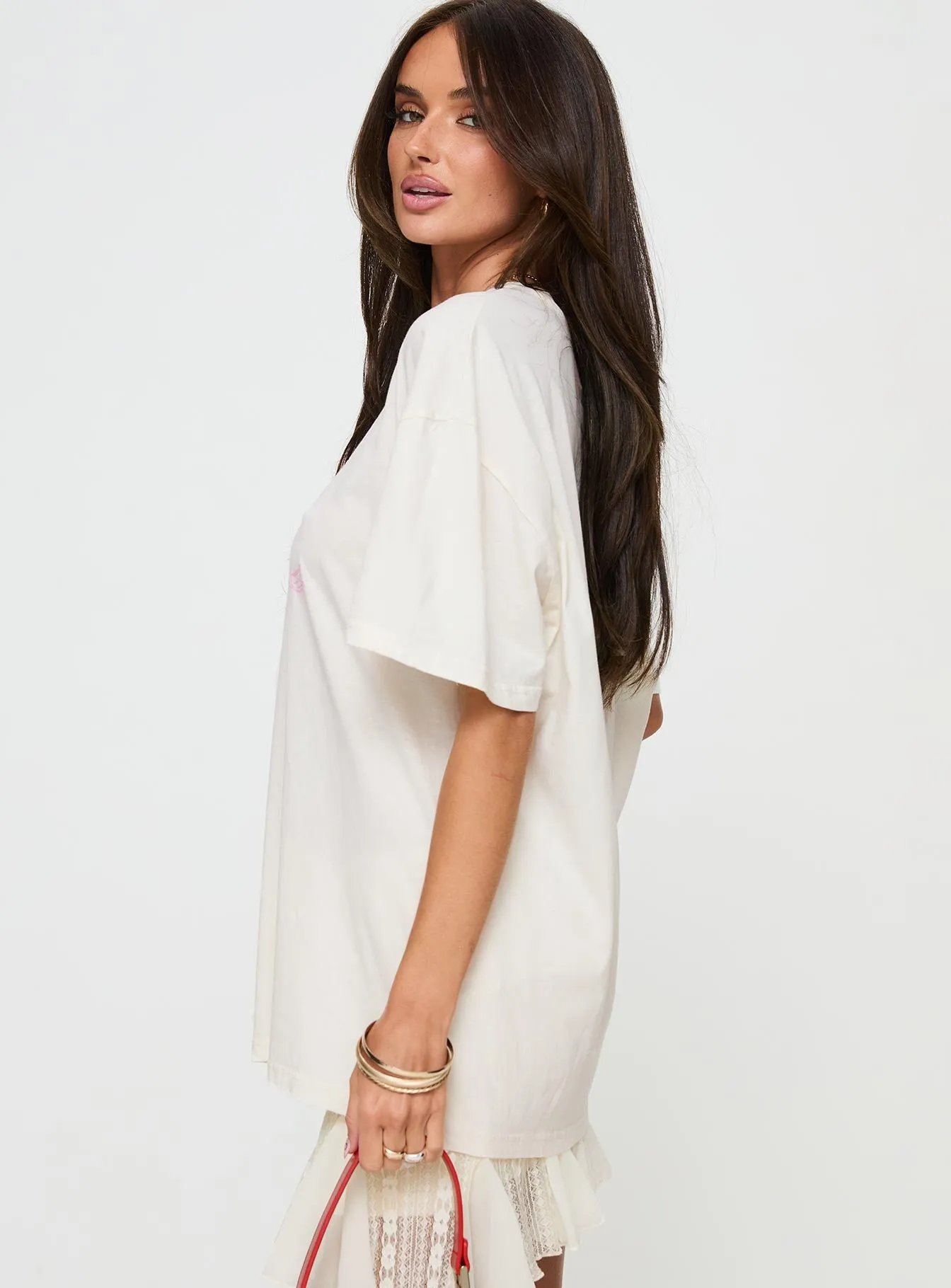 All My Love Bow Tee White sold by Princess Polly product image thumbnail 4