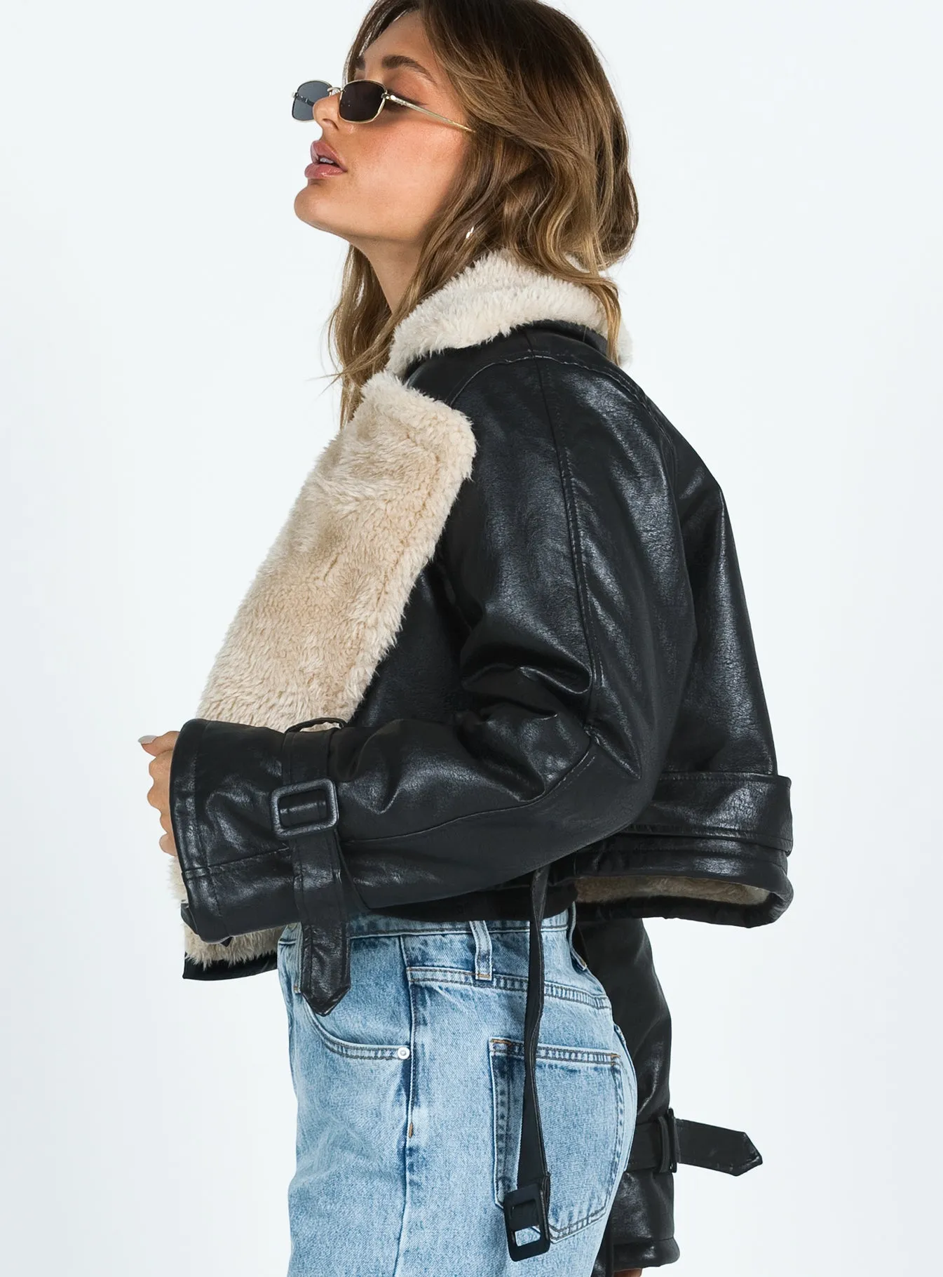 Off Duty Jacket Onyx sold by Princess Polly product image thumbnail 5