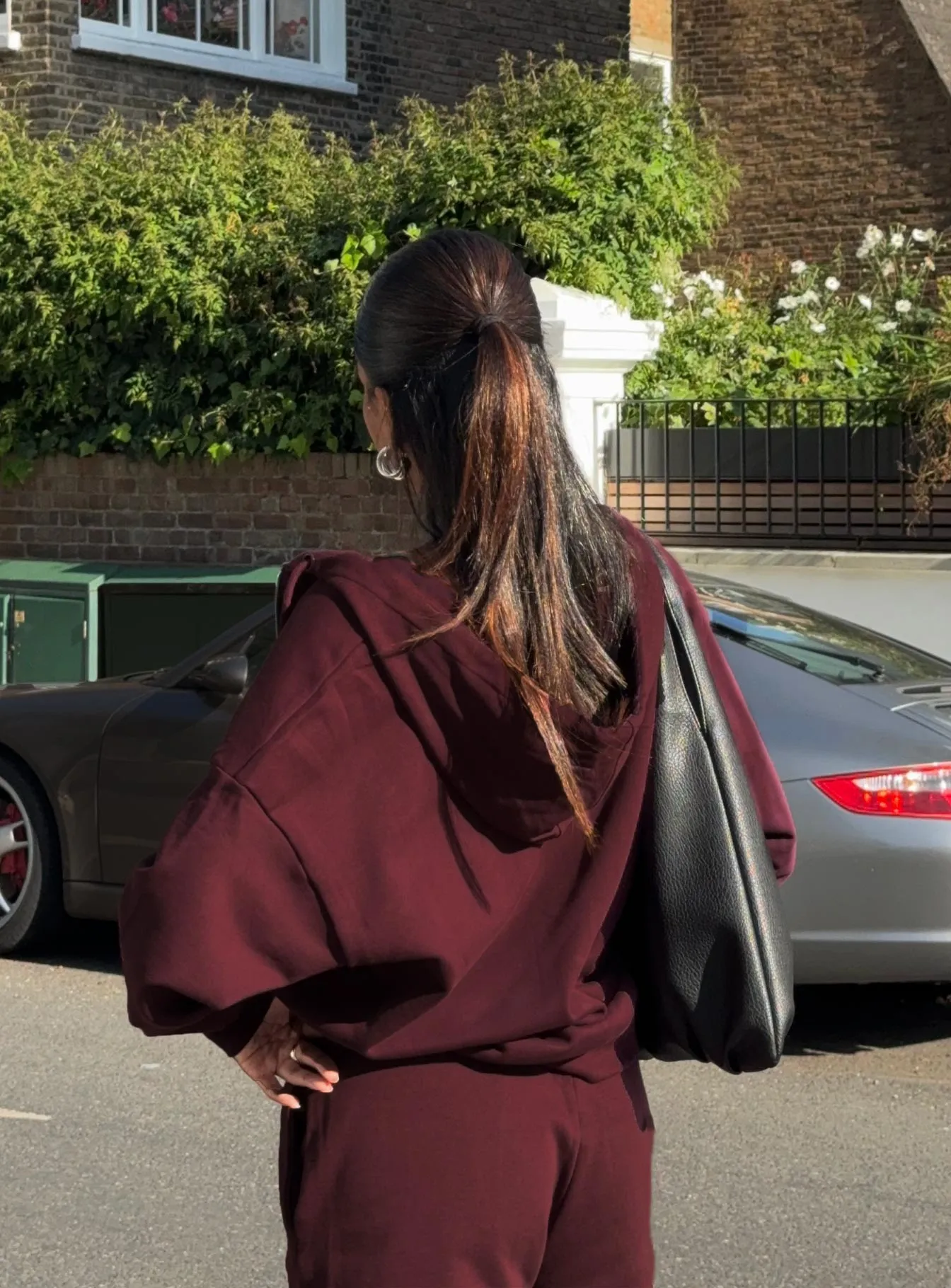 All Day Oversized Hoodie Wine sold by Princess Polly product image thumbnail 2