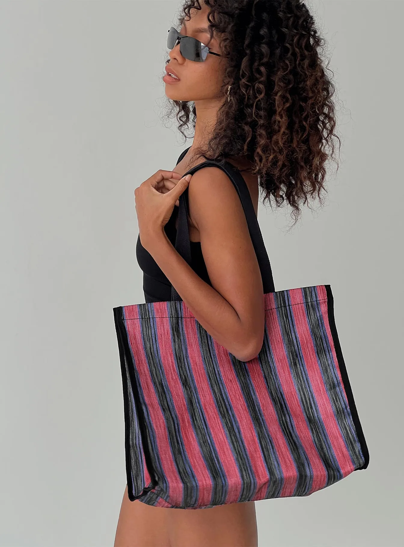 Stela Striped Tote Multi sold by Princess Polly