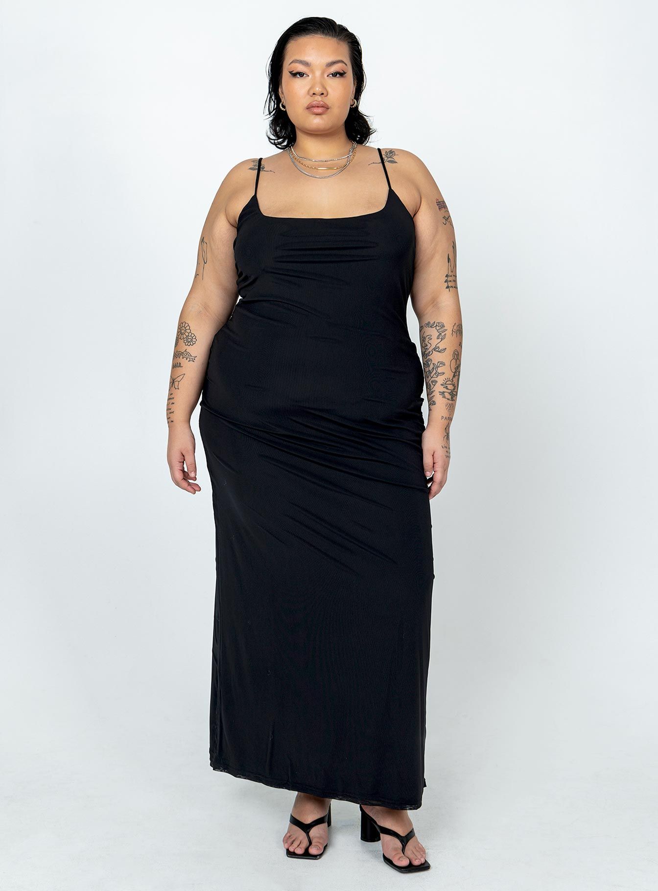 Knox Maxi Dress Black Curve sold by Princess Polly product image thumbnail 3