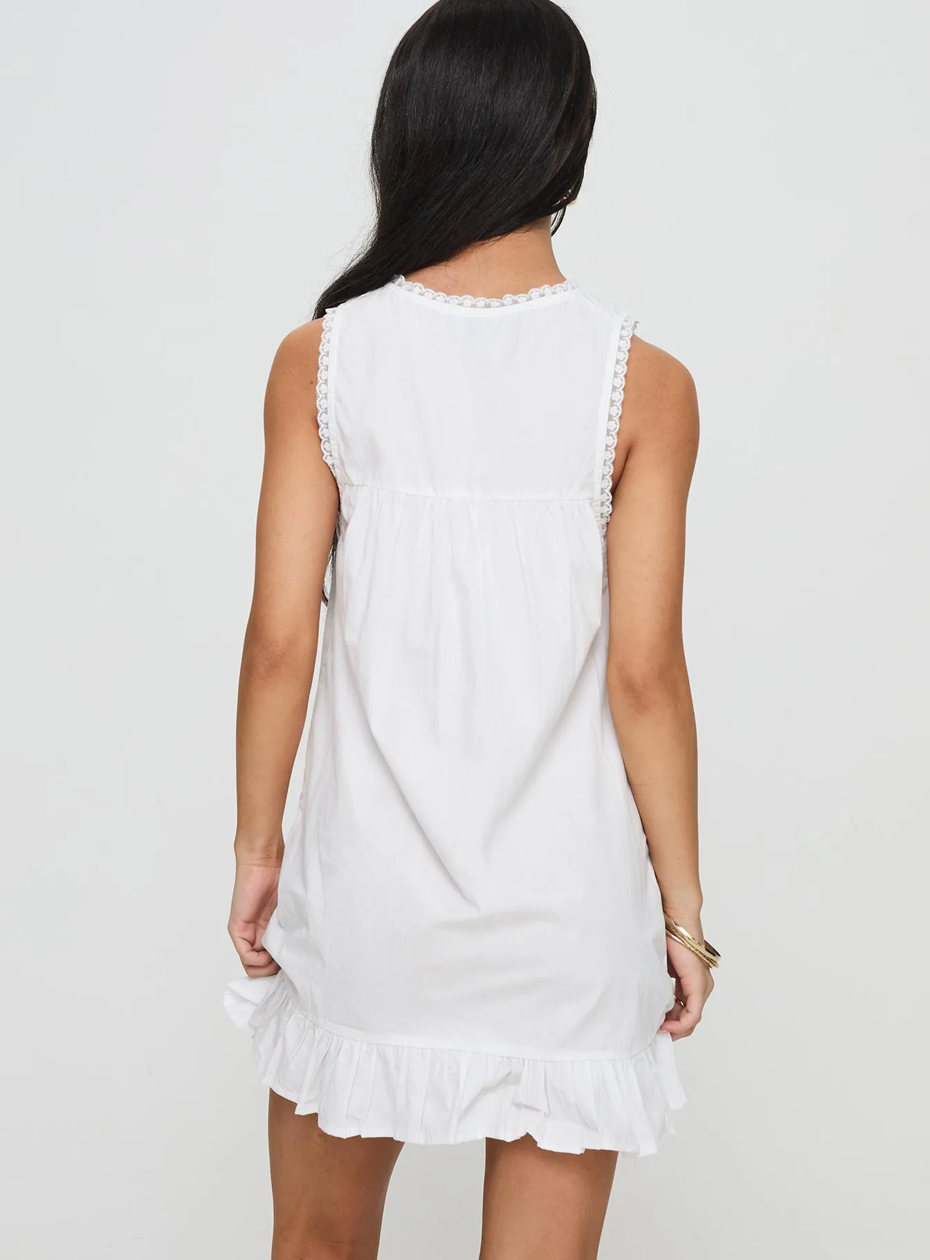 Lalita Mini Dress White sold by Princess Polly product image thumbnail 5