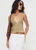 Zachariah Halter Top Brown sold by Princess Polly