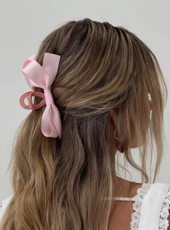 Coecoe Hair Clip Pink sold by Princess Polly
