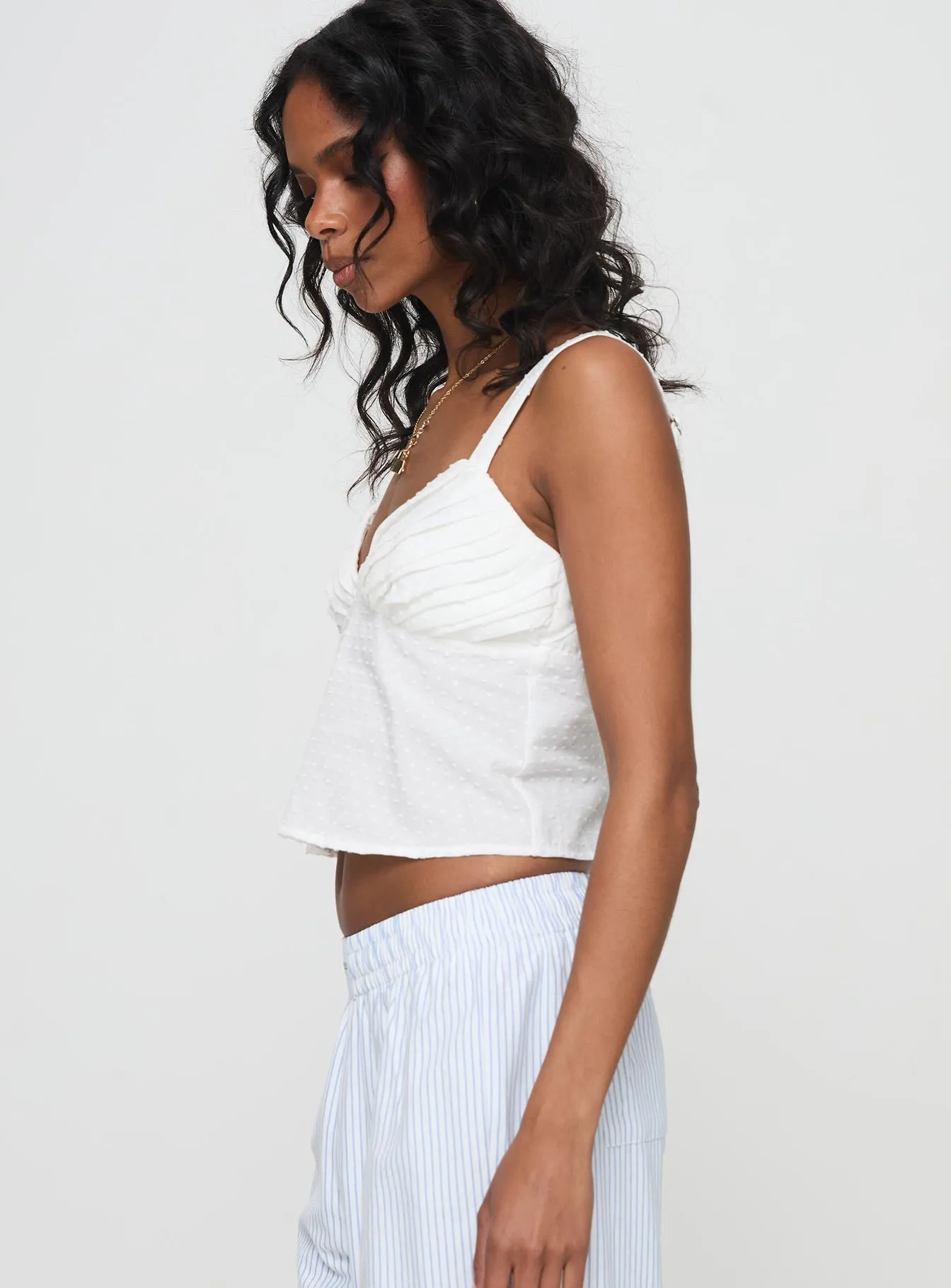 Prevost Cami Top White sold by Princess Polly product image thumbnail 4
