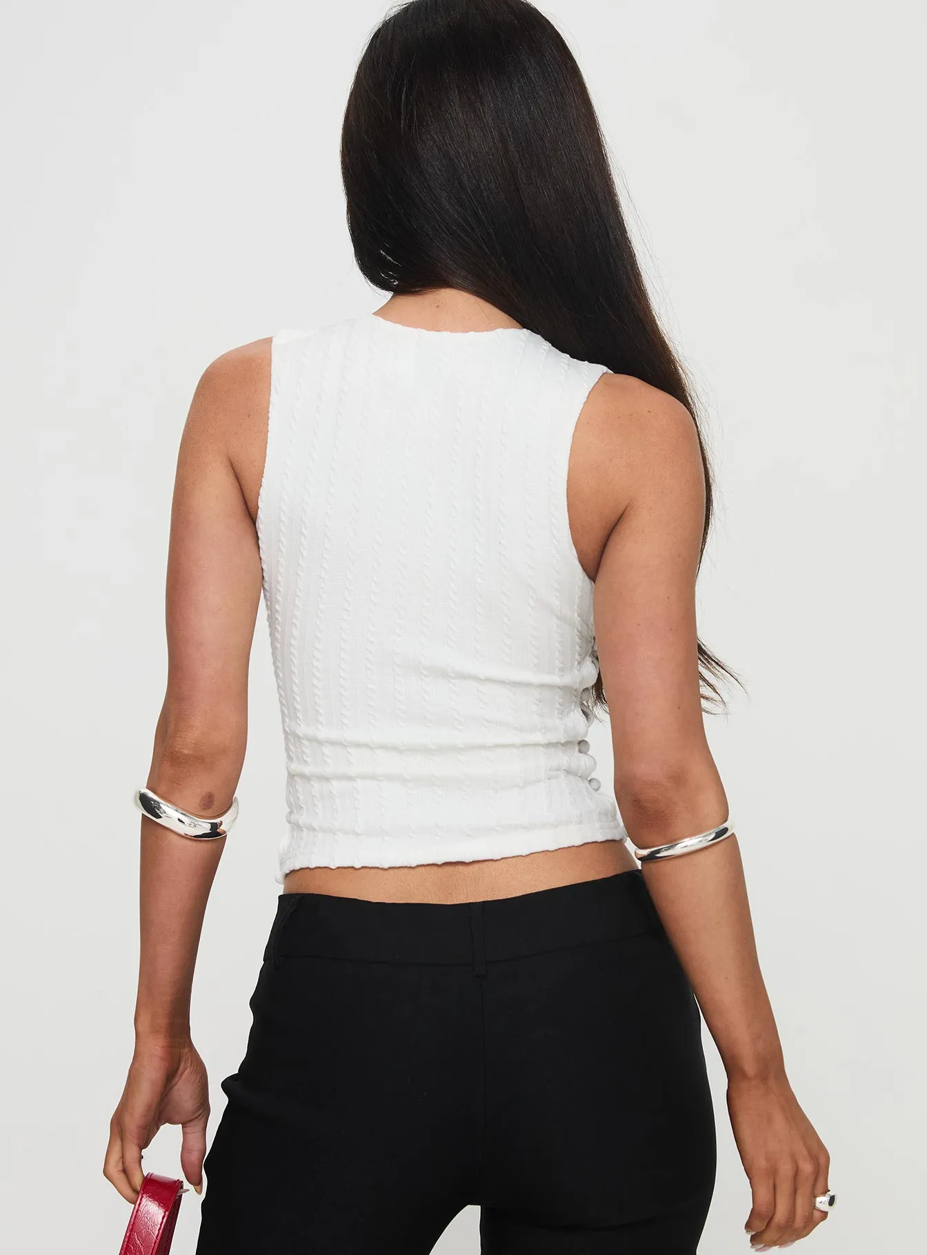Yulkie Top White sold by Princess Polly product image thumbnail 5