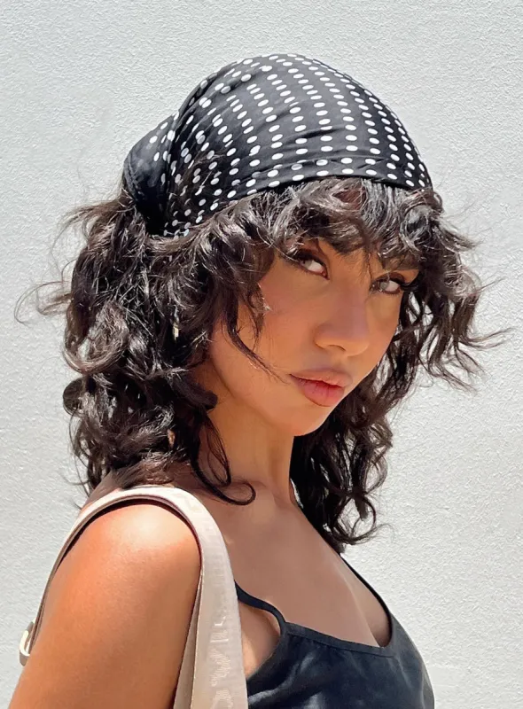 Aleigha Head Scarf Black sold by Princess Polly